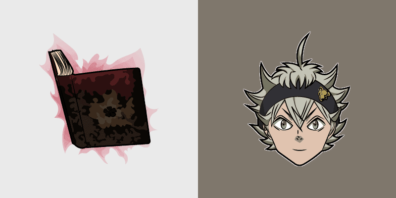 Black Clover Custom Cursor Pack