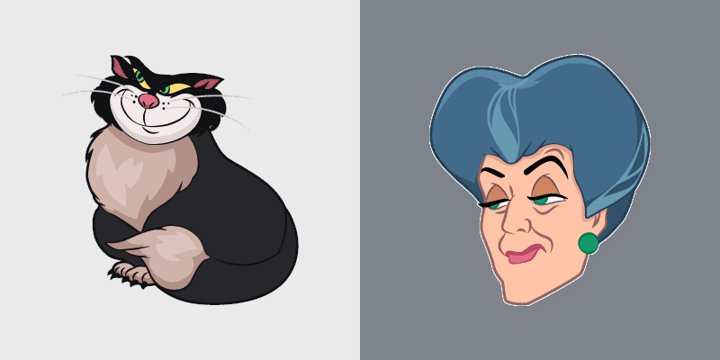 Cinderella & Lucifer Custom Cursor Pack