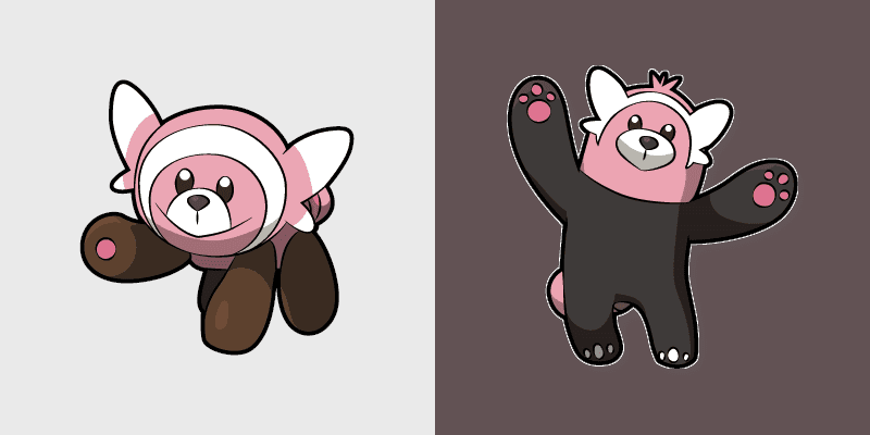 Cute Cursor Pack - Pokemon Stufful & Bewear