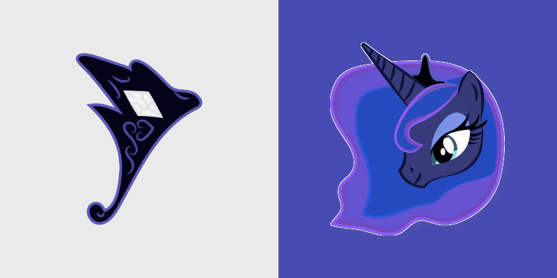 Custom Cursor Pack - My Little Pony Princess Luna