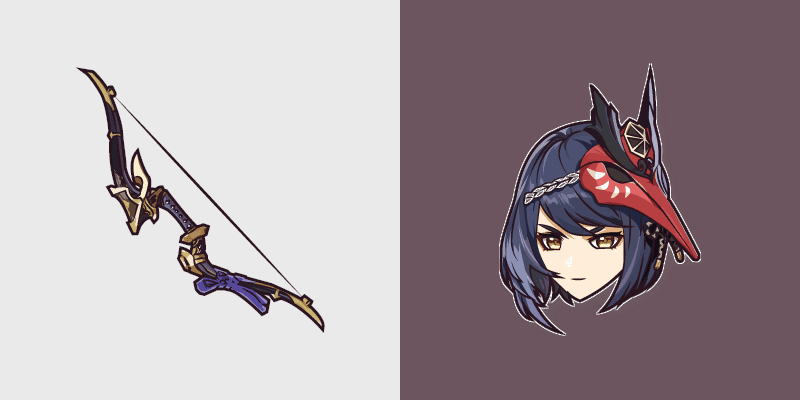 Genshin Cute Mouse Cursor Pack - Kujou Sara