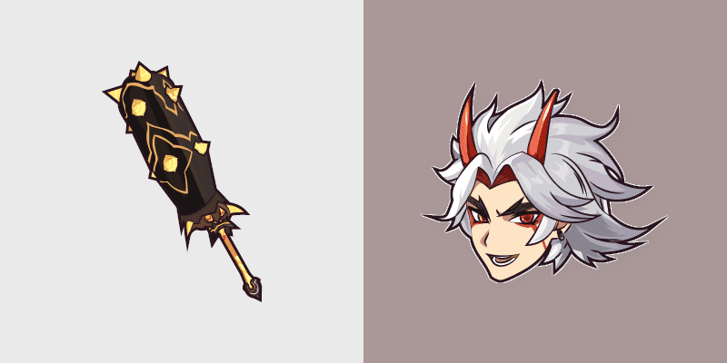 Cute Cursor Arataki Itto & Kanabou