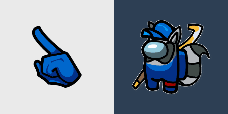 Cute Cursor Pack: Sly Cooper Among Us Edition
