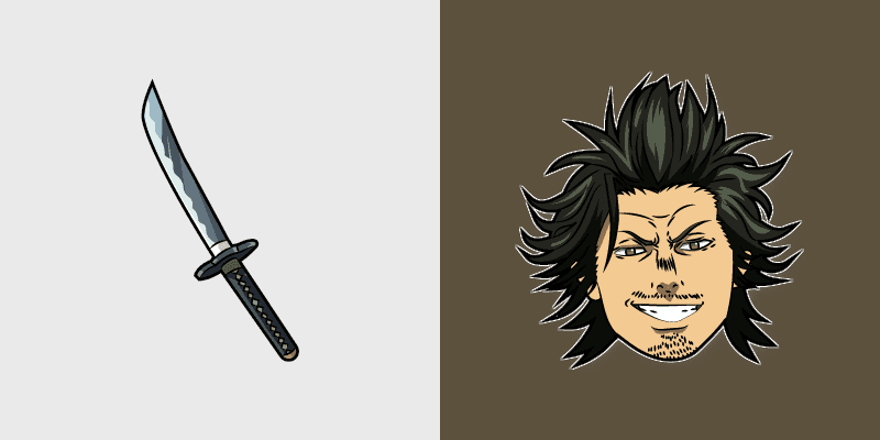 Cute Clover Cursor Pack - Yami Sukehiro & Katana