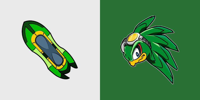 Custom Cursor - Sonic Jet the Hawk