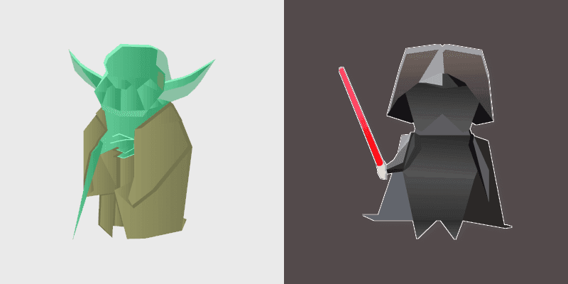 Custom Cursor Yoda vs. Darth Vader