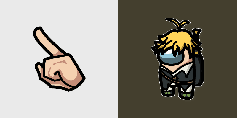 Custom Cursor Pack: Among Us & Meliodas Fusion