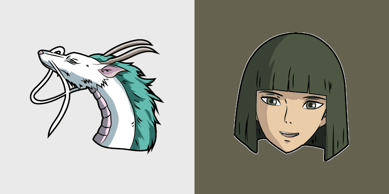 Custom Cursor Pack - Spirited Away Haku