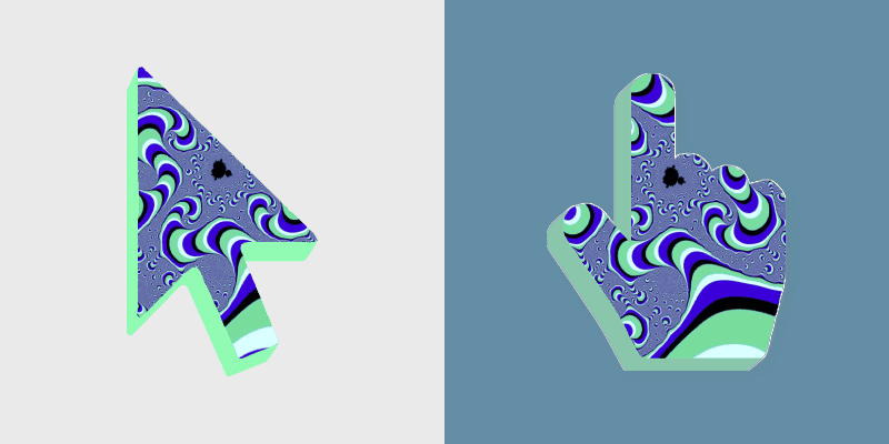 Cute Cursor Optical Illusion Pack
