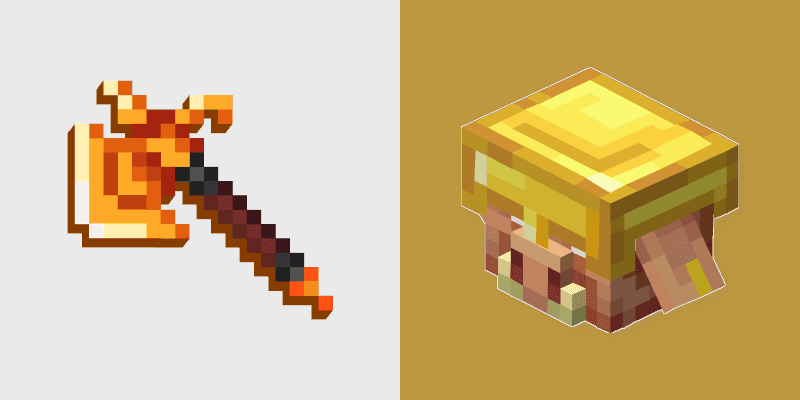 Custom Cursor Pack - Armored Piglin & Firebrand