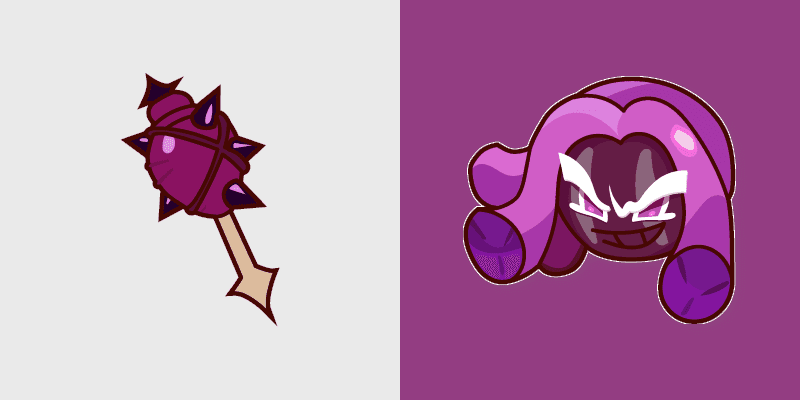 Cute Cursor Pack - Purple Yam Cookie