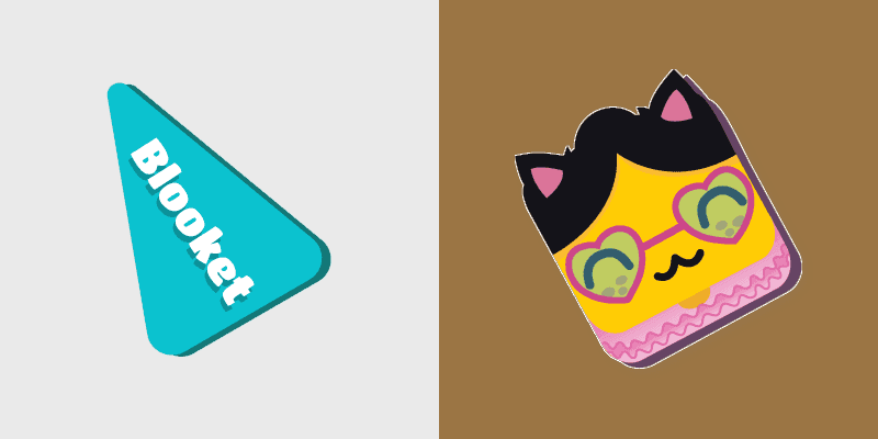 Cute Cursor Pack - Blooket Cat with Heart Glasses