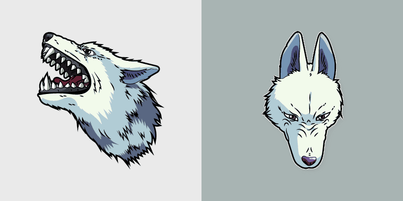 Cute Cursor Pack - Princess Mononoke Moro