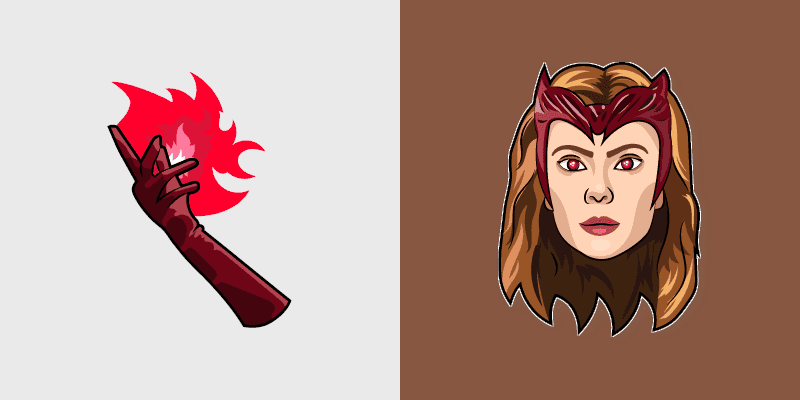 Scarlet Witch Custom Cursor Pack