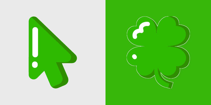 Custom Cursor Pack Clover