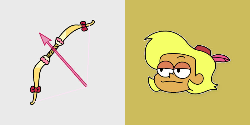 Custom Cursor Pack - Elodie & Bow Heroes