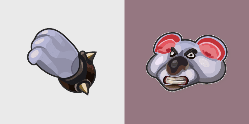 Cute Cursor Pack - Koala Kong