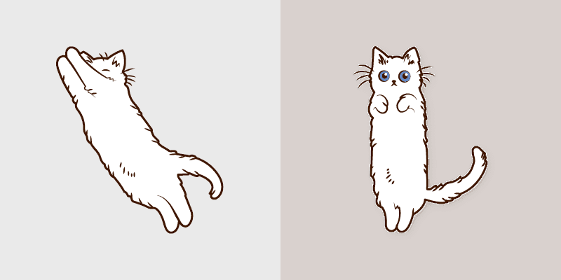 Cute Cursor - Jumping Cat Pack