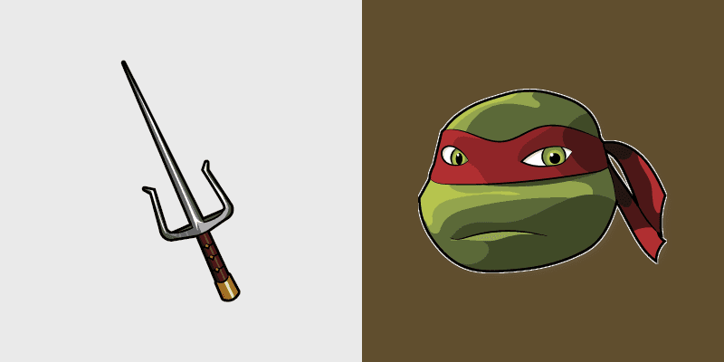 Custom Raphael Ninja Cursor Pack