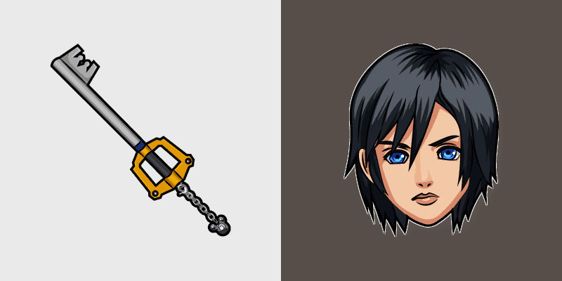 Kingdom Hearts Xion Custom Cursor Pack