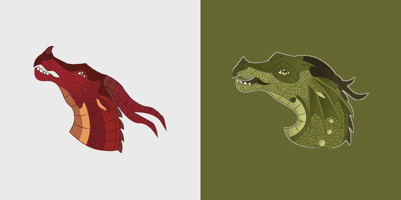 Wings of Fire Custom Cursor Pack