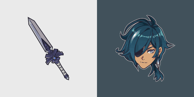 Genshin Impact Cute Alberich Custom Cursor Pack