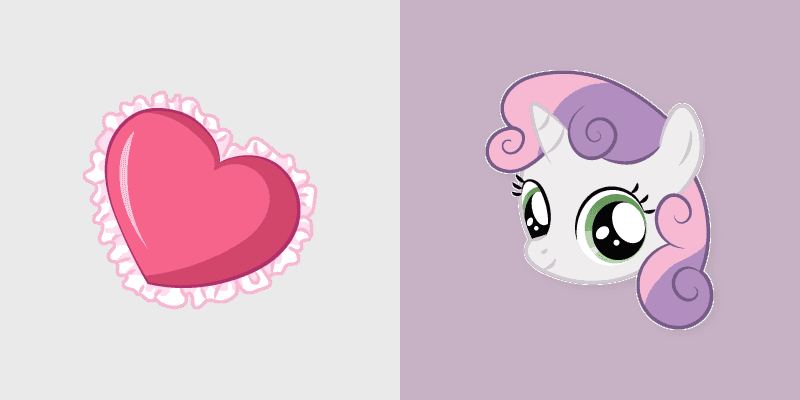 Sweetie Belle Cute Cursor Pack