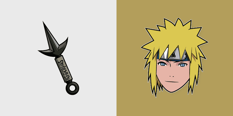 Naruto Minato Namikaze Cursor Pack