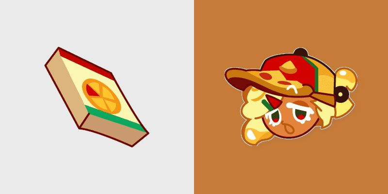 Pizza Cookie Cute Cursor Pack