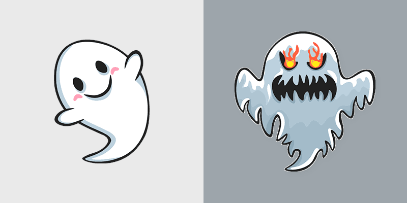 Cute Cursor Pack - Halloween Spooky Ghost