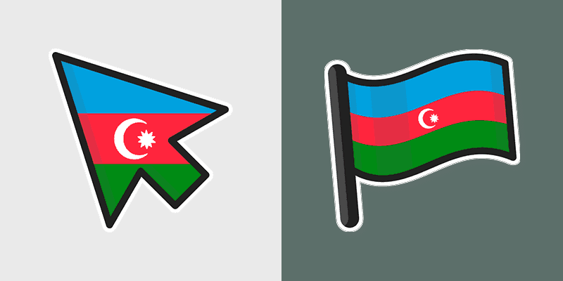 Cute Cursor Pack Azerbaijan