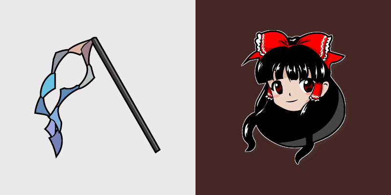 Touhou Reimu Cute Cursor Pack