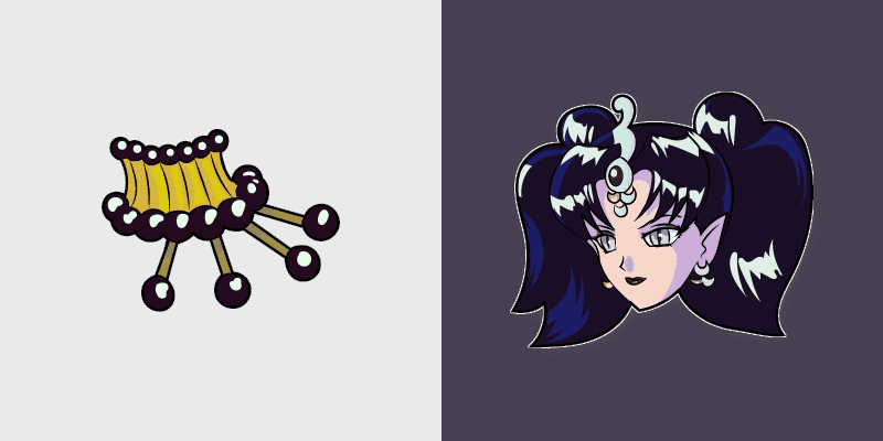 Sailor Moon Queen Nehelenia Cute Cursor Pack