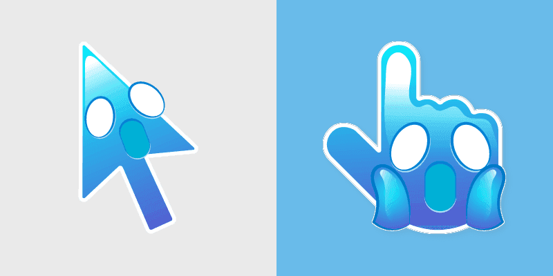 Custom Cursor - 'Screaming in Fear' Face