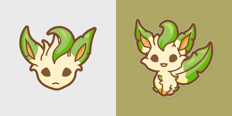 Enchanted Leafeon Cursor Pack
