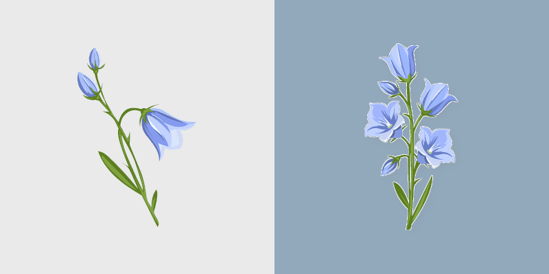 Cute Cursor Bellflower Pack