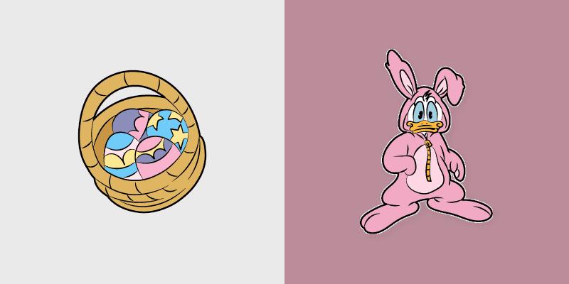 Custom Cursor Pack - Donald Duck Easter Edition