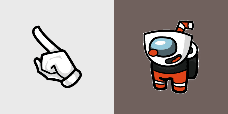 Cuphead-Inspired Cute Cursor Pack