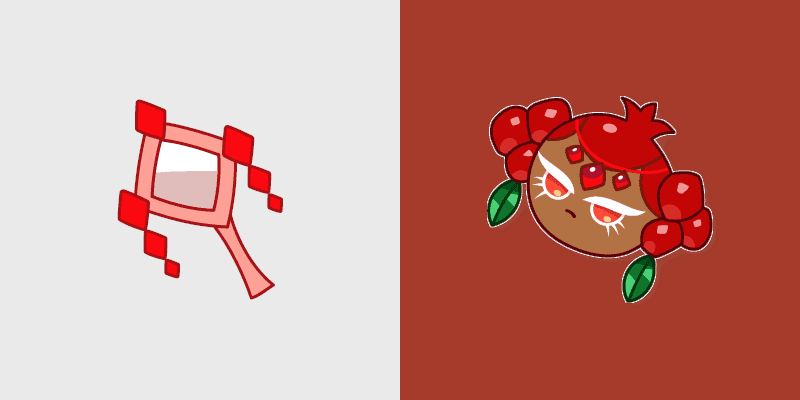 Pomegranate Cookie Cursor Pack