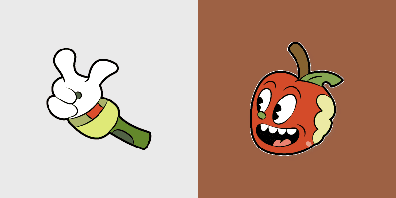 Cuphead Cute Cursor Pack