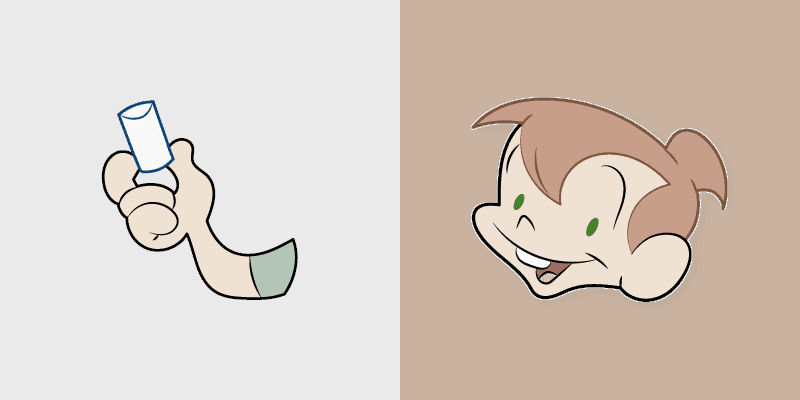 ChalkZone Rudy Tabootie Custom Cursor Pack