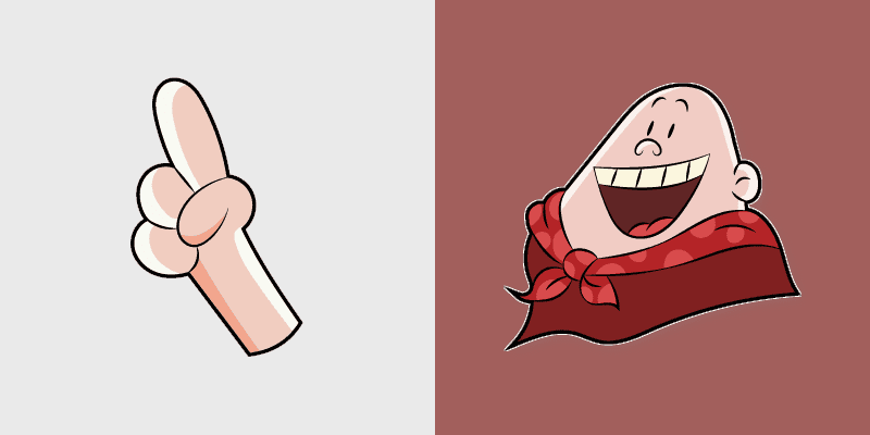 Captain Underpants Cursor Pack