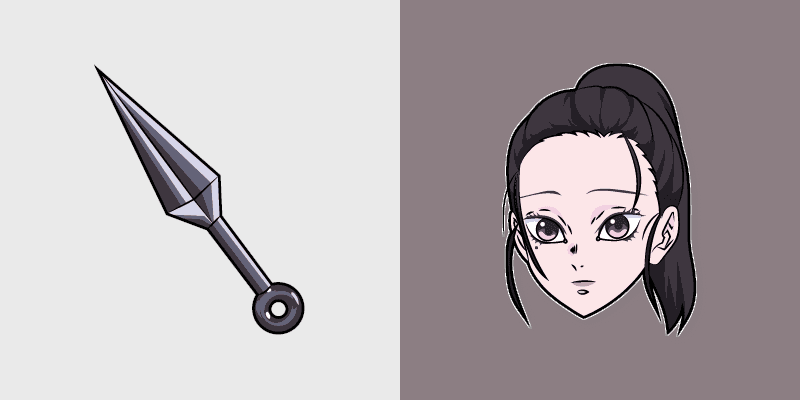 Cute Cursor Hinatsuru & Kunai Pack