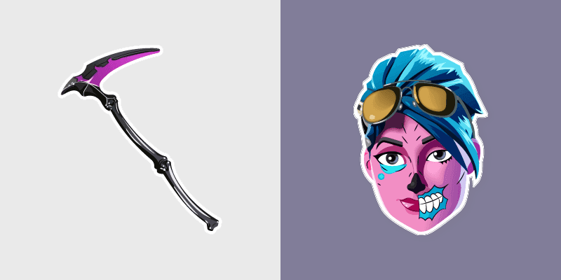 Fortnite Pink Ghoul Trooper Cute Cursor Pack
