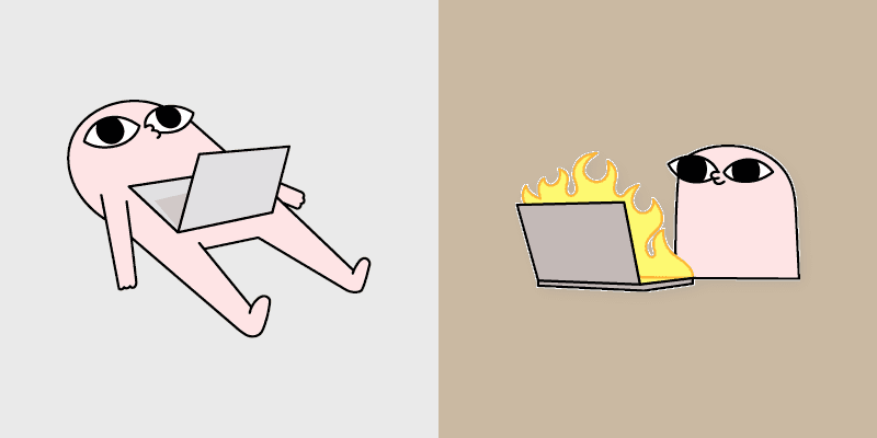 Cute Cursor Pack - Ketnipz Laptop Meme