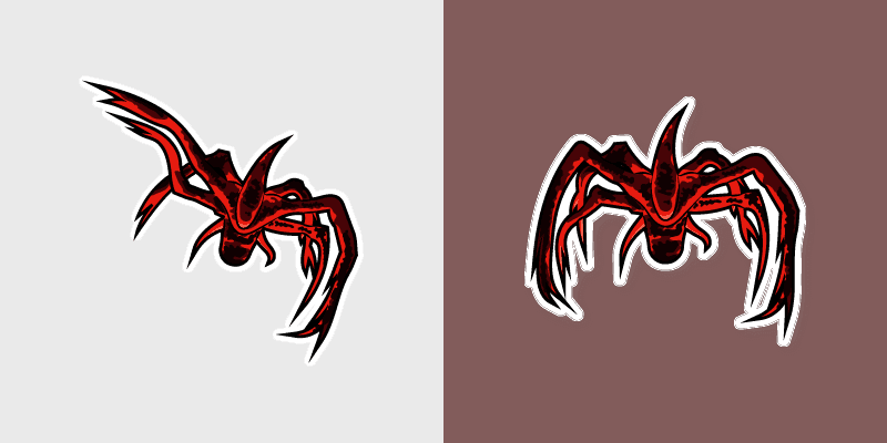 Stranger Things Mind Flayer Cute Custom Cursor Pack