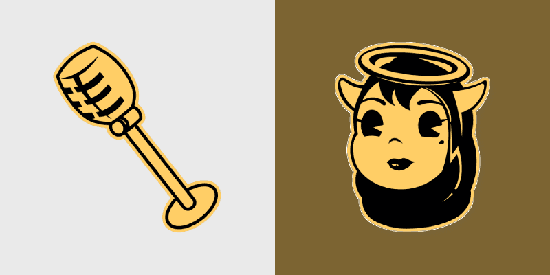 Cute Cursor Pack - Bendy and the Ink Machine Alice Angel