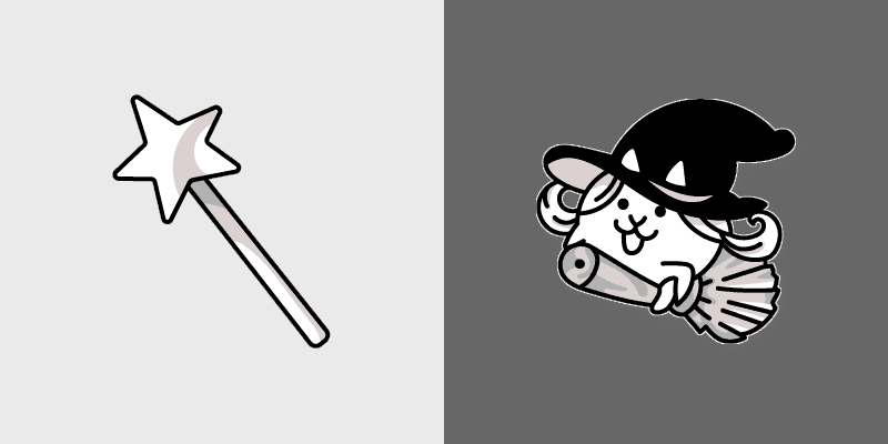 Cute Cursor Pack - Witch Cat