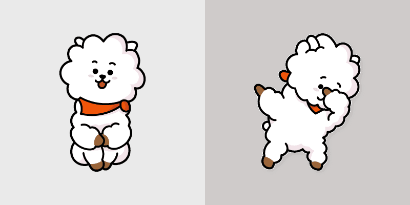 Cute BT21 RJ Cursor Pack