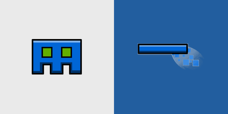 Cute Cursor Pack - Geometry Dash Inspired